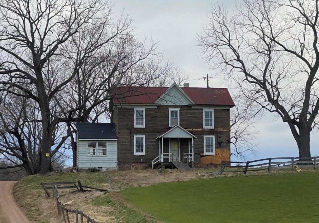 BEFORE- Old Farm House